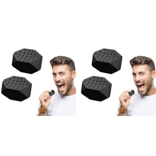 MAYCREATE® 4PCS Jawline Exerciser for Men Women 45lbs Silicone Jaw Exerciser Trainer Face Jawline Shaper for Jawline Exercise, for Beginner, Intermediate & Advance, Define Jawline - Black MAYCREATE® 4PCS Jawline Exerciser for Men Women 45lbs Silicone Jaw Exerciser Trainer Face Jawline Shaper for Jawline Exercise, for Beginner, Intermediate & Advance, Define Jawline - Black